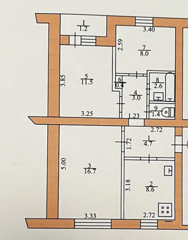 Продажа 3 комнатной квартиры 58 кв. м, Карпенко ул. 8