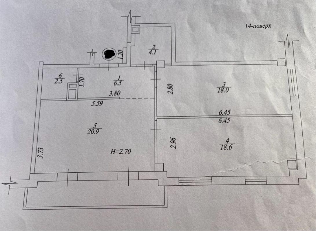 Sale 2 bedroom-(s) apartment 80 sq. m., Kachanivska Street