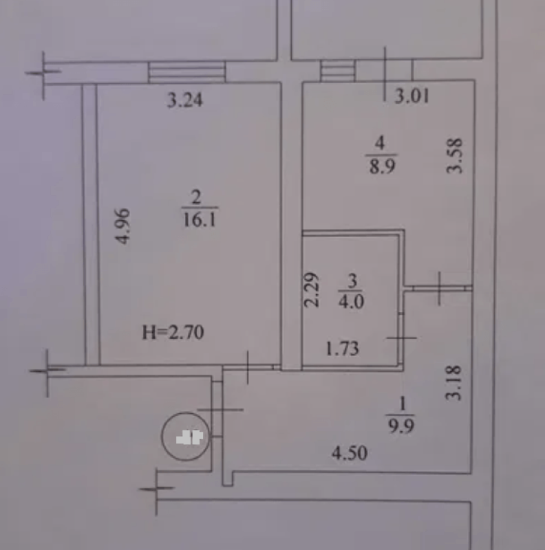 Продаж 1 кімнатної квартири 41 кв. м, Домобудівельна вул. 13