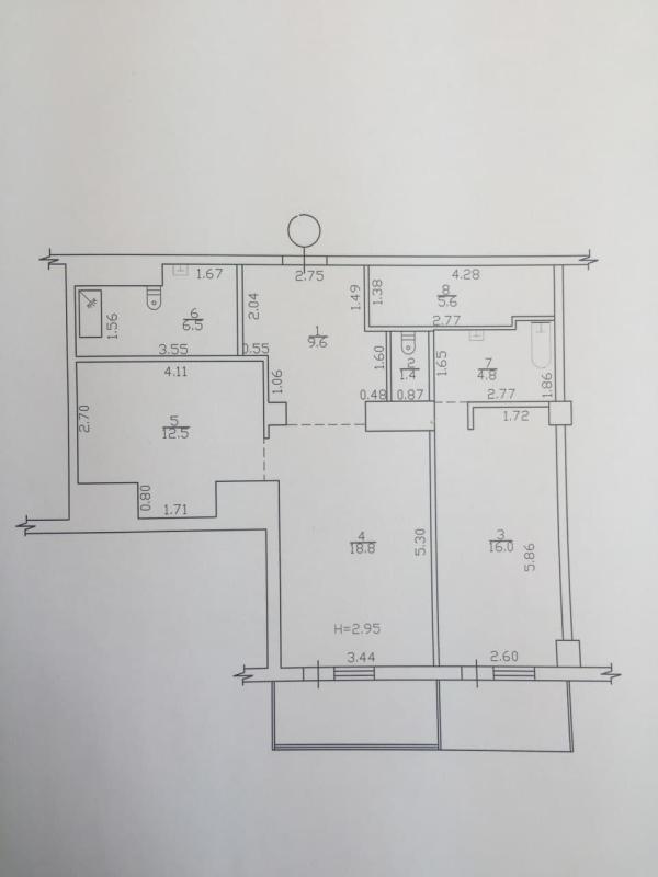 Продаж 2 кімнатної квартири 86 кв. м, Науки просп. 9д