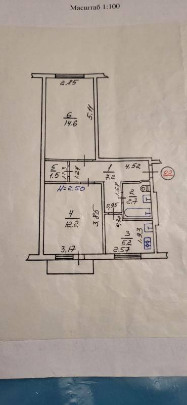 Sale 2 bedroom-(s) apartment 44 sq. m., Matrosova Street 12б