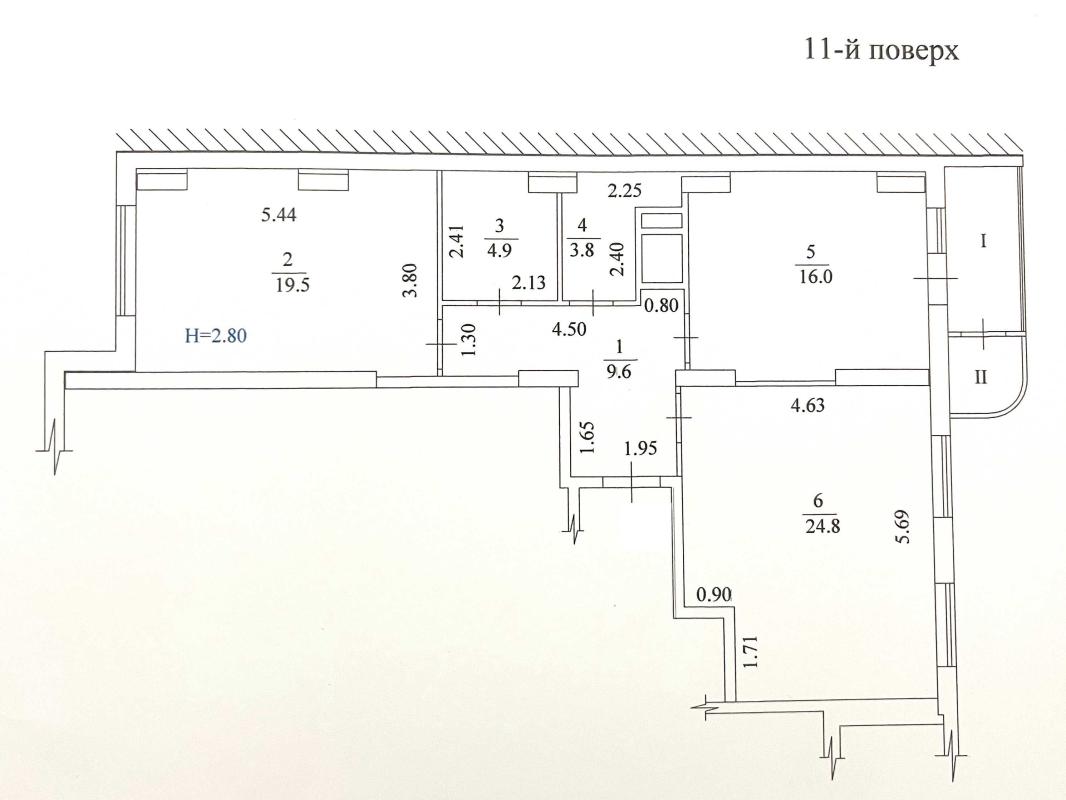 Продаж 2 кімнатної квартири 82 кв. м, Перемоги просп.