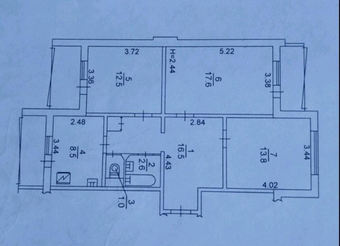 Продаж 3 кімнатної квартири 85 кв. м, Героїв Севастополя вул. 23а