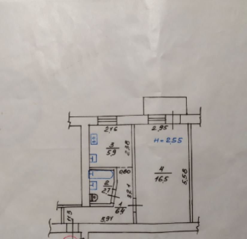 Sale 1 bedroom-(s) apartment 32 sq. m., Shekspira Street 11