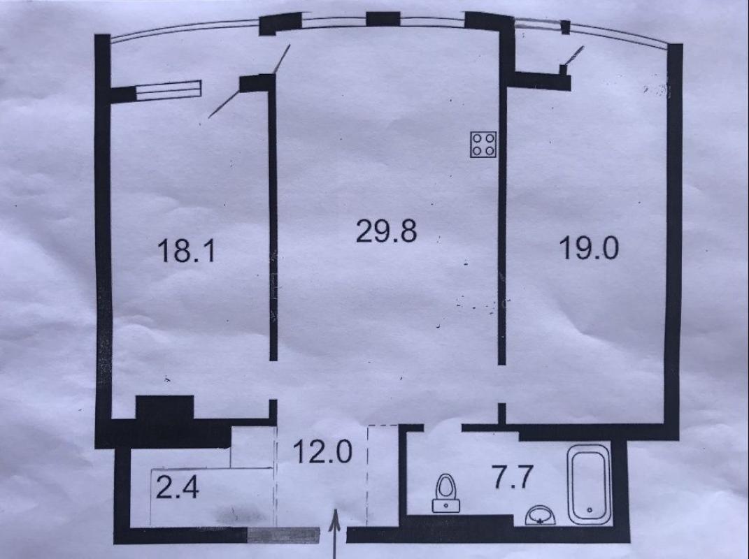 Довгострокова оренда 3 кімнатної квартири Лесі Українки бульв. 7б