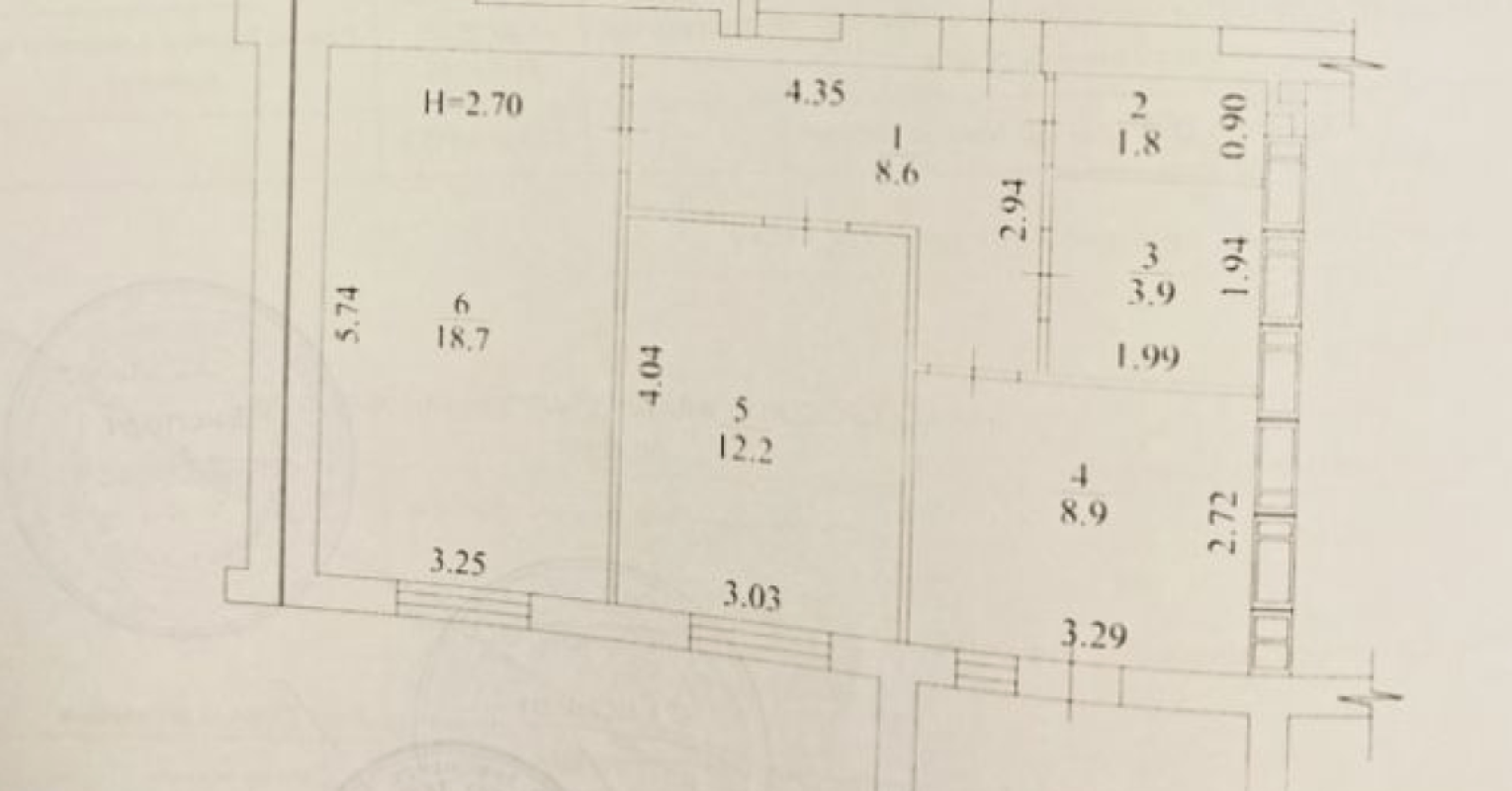 Продаж 2 кімнатної квартири 56 кв. м, Миру вул.