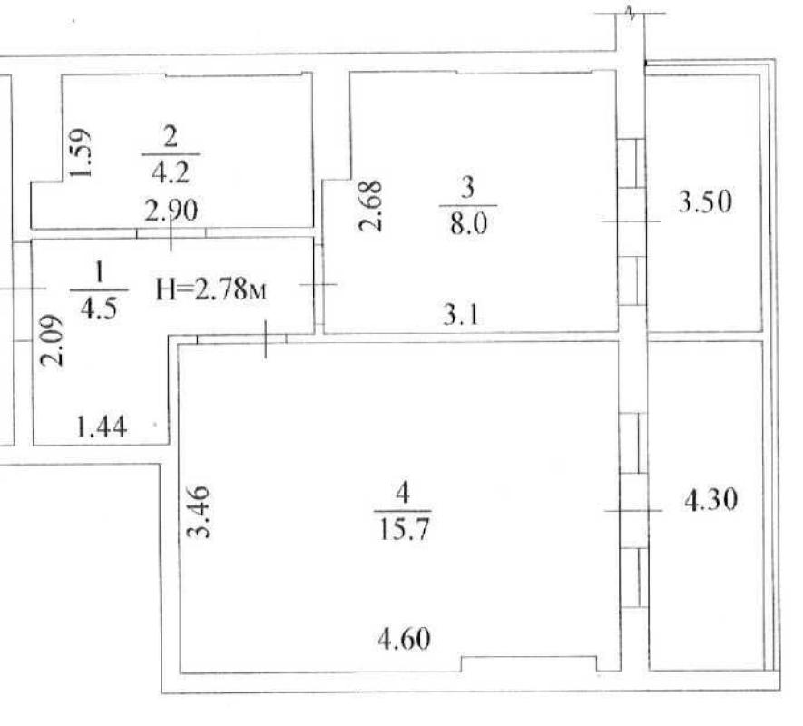 Sale 1 bedroom-(s) apartment 40 sq. m., Petropavlivska Street 40