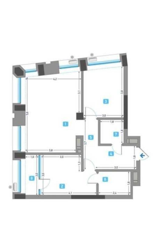 Продажа 3 комнатной квартиры 73 кв. м, Заречная ул. 6к2