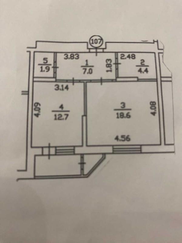 Продаж 1 кімнатної квартири 48 кв. м, Здолбунівська вул. 9б