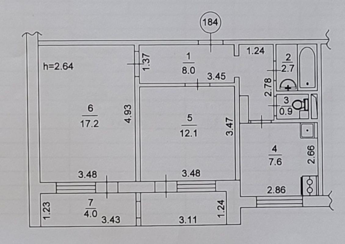 Sale 2 bedroom-(s) apartment 52 sq. m., Zoi Haidai Street 2А