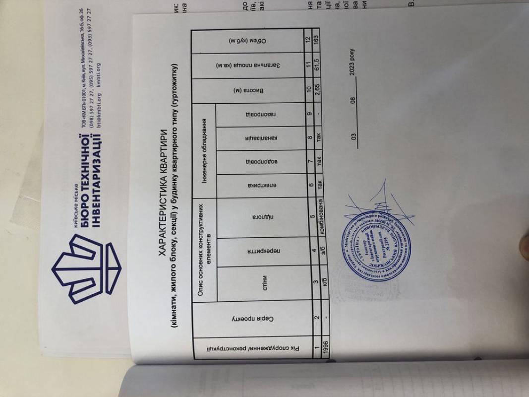 Продаж 2 кімнатної квартири 61 кв. м, Петра Григоренка просп. 36