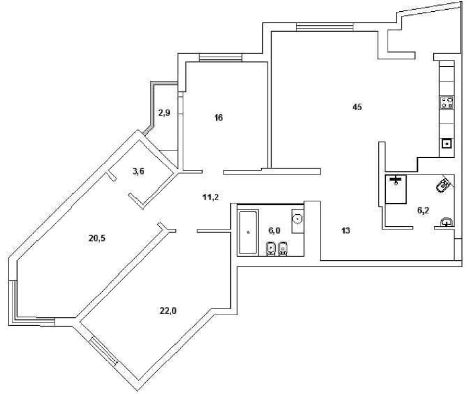 Продажа 3 комнатной квартиры 142 кв. м, Княжий Затон ул. 21