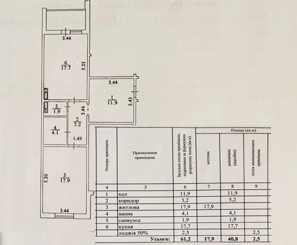 Sale 1 bedroom-(s) apartment 61 sq. m., Baltiiskyi lane 5