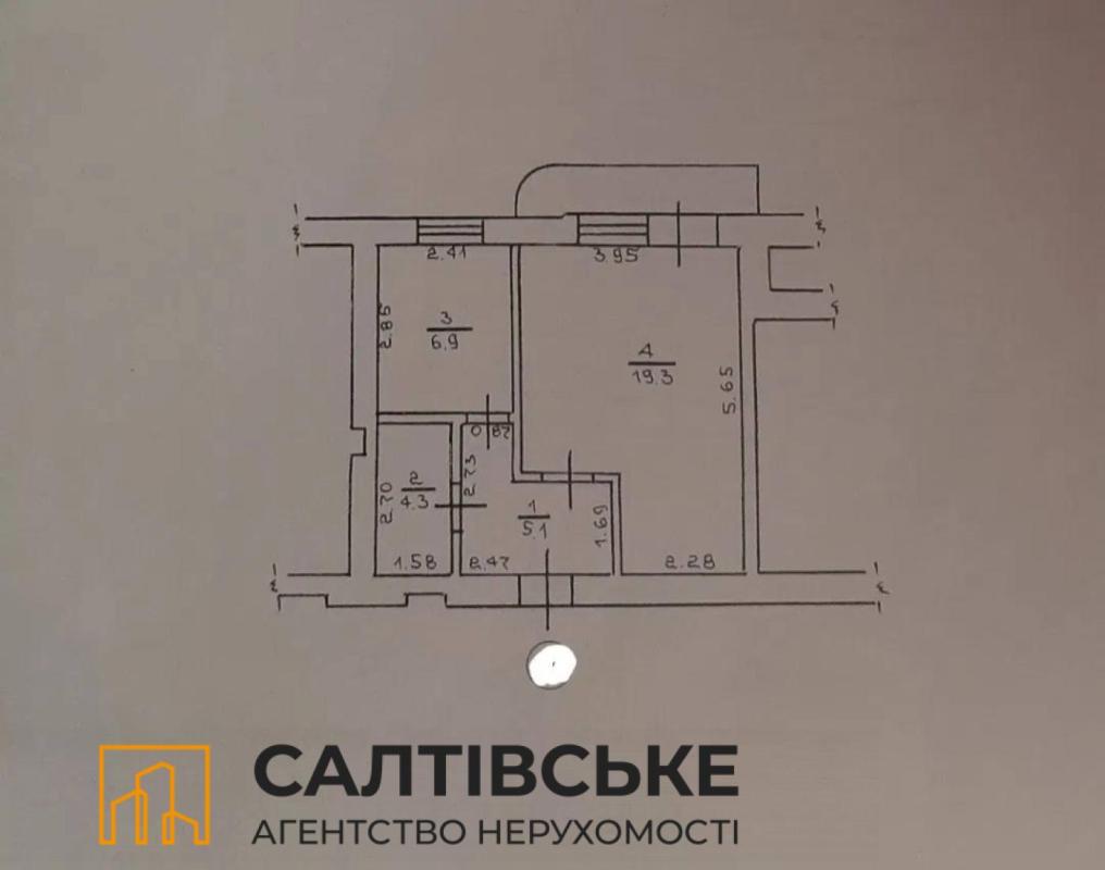 Продаж 1 кімнатної квартири 37 кв. м, Салтівське шосе 248а