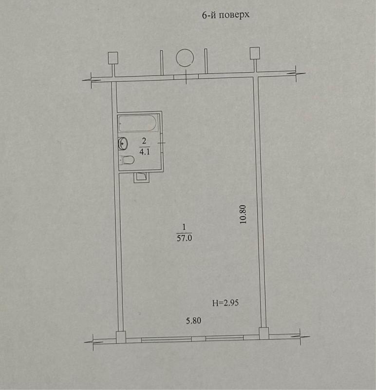 Продаж 3 кімнатної квартири 61.1 кв. м, Героїв Харкова просп. 118