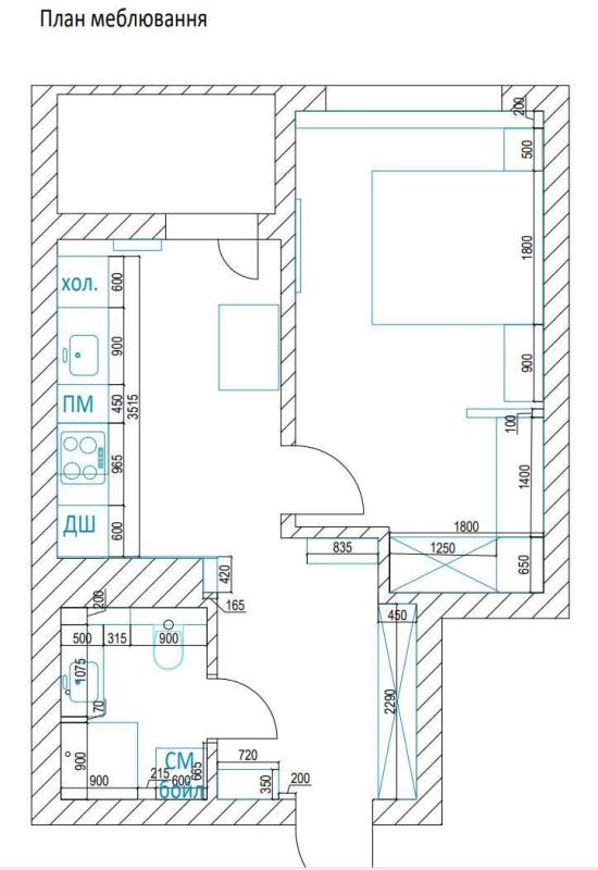 Продажа 1 комнатной квартиры 41 кв. м, Николая Гулака ул.