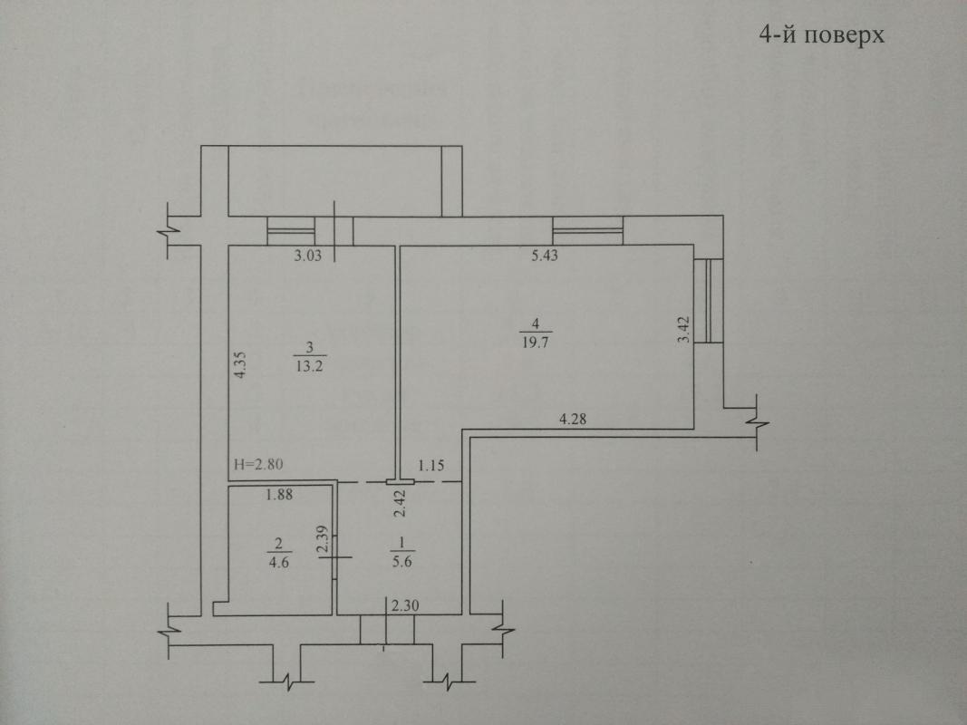 Продаж 1 кімнатної квартири 45.5 кв. м, Єлизаветинська вул. 7