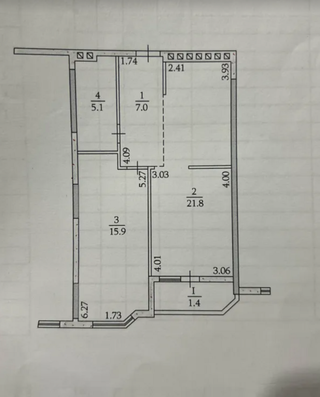 Продаж 2 кімнатної квартири 53 кв. м, Київська вул. 5