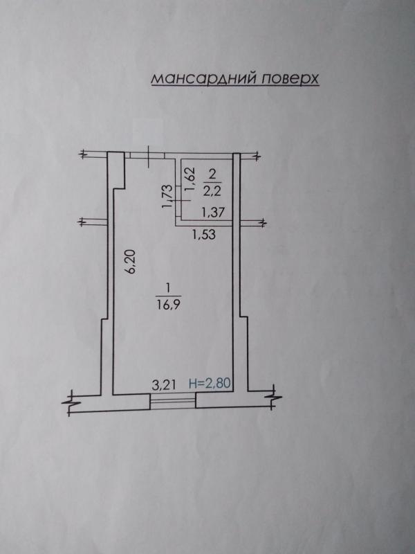 Продаж 1 кімнатної квартири 19.1 кв. м, Польова вул.