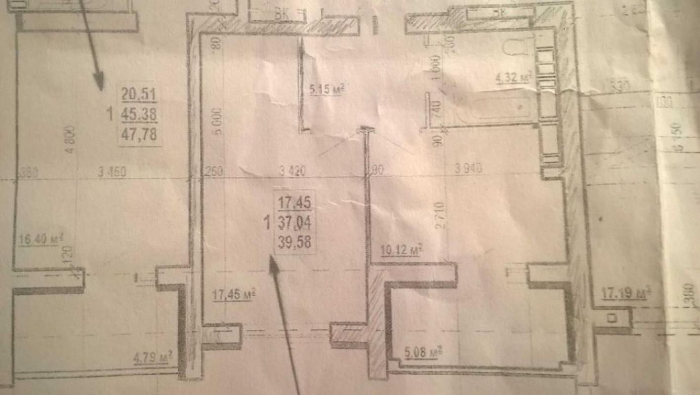 Продаж 1 кімнатної квартири 39 кв. м, Шевченківський пров.