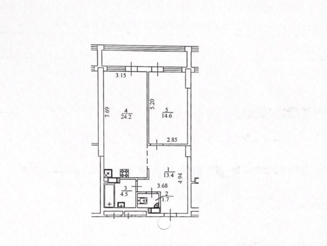 Продаж 2 кімнатної квартири 65 кв. м, Берестейський просп. (Перемоги) 55