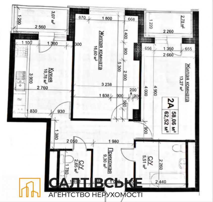 Продаж 2 кімнатної квартири 63 кв. м, Академіка Павлова вул. 158 корпус 2