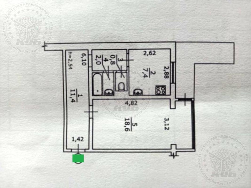 Продаж 1 кімнатної квартири 42 кв. м, Підлісна вул.