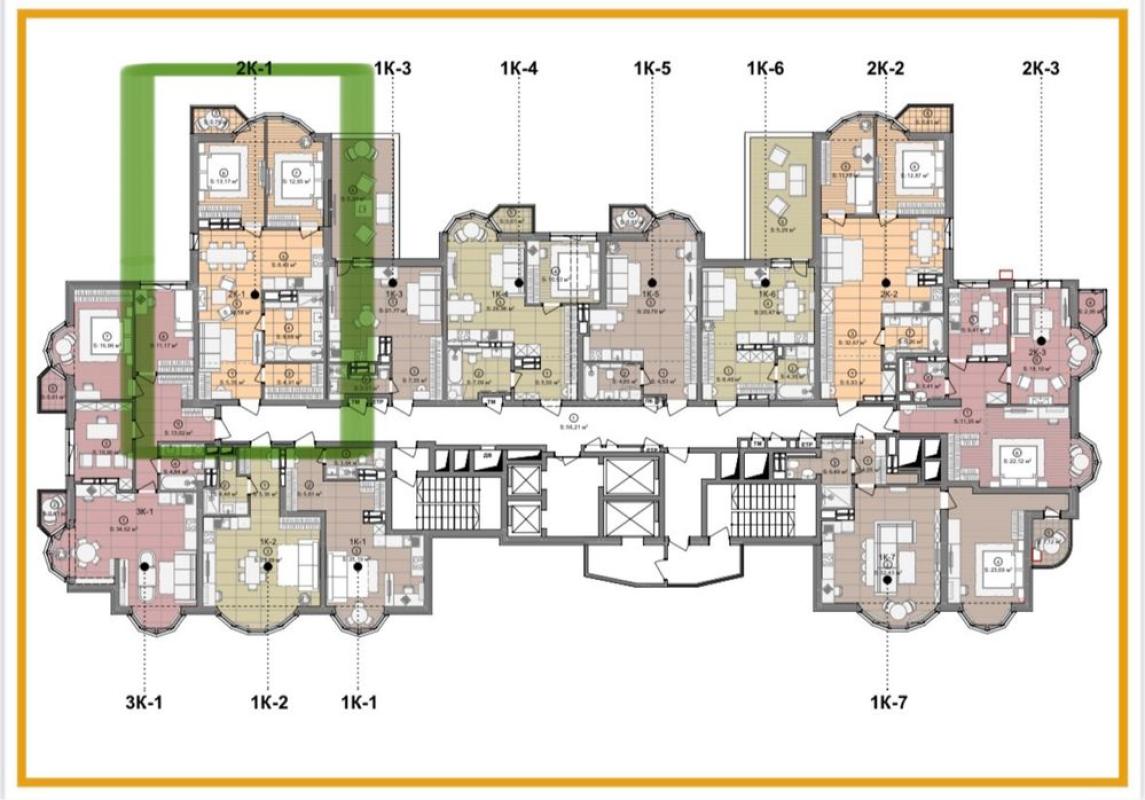 Продажа 2 комнатной квартиры 74 кв. м, Харьковское шоссе 182