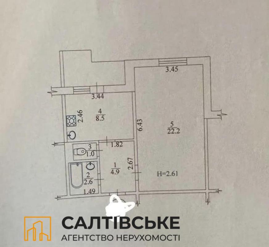 Продаж 1 кімнатної квартири 42 кв. м, Кричевського вул. 39