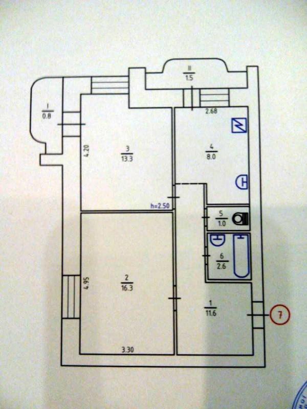 Продажа 2 комнатной квартиры 55 кв. м, Симиренко ул. 1в