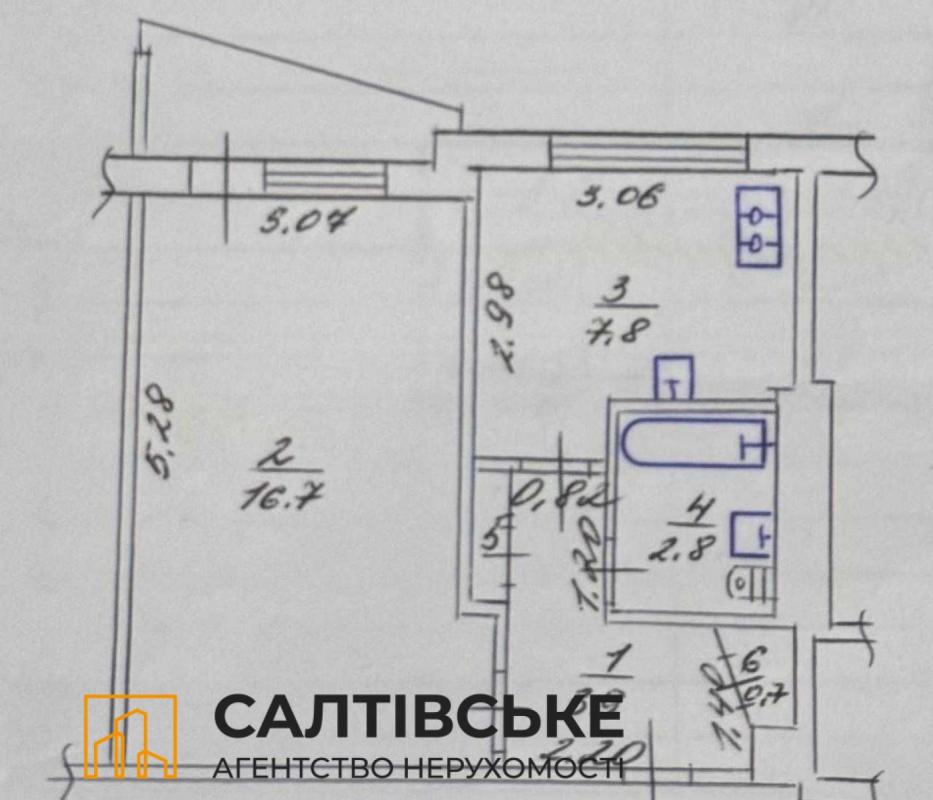 Продаж 1 кімнатної квартири 33 кв. м, Академіка Павлова вул. 134/16