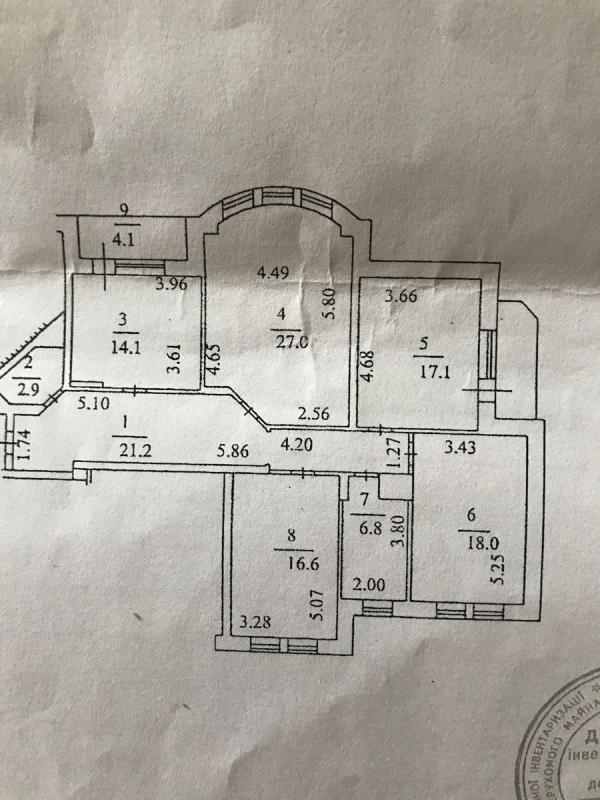 Продаж 4 кімнатної квартири 129 кв. м, Миколи Бажана просп. 14