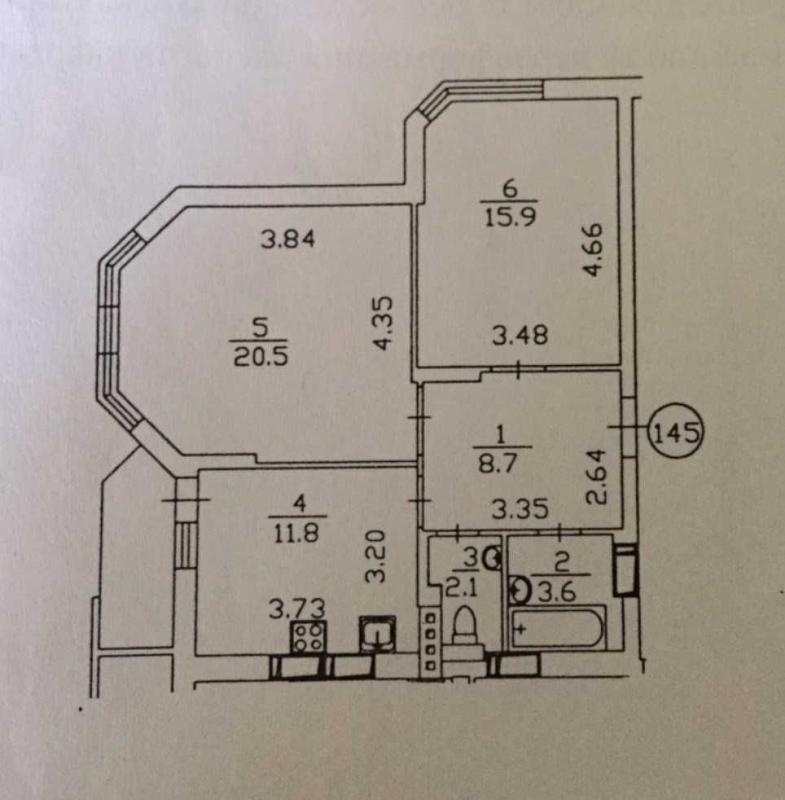 Long term rent 2 bedroom-(s) apartment Borysa Hmyri Street 8б