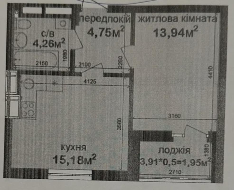 Продаж 1 кімнатної квартири 40 кв. м, Академіка Заболотного вул.