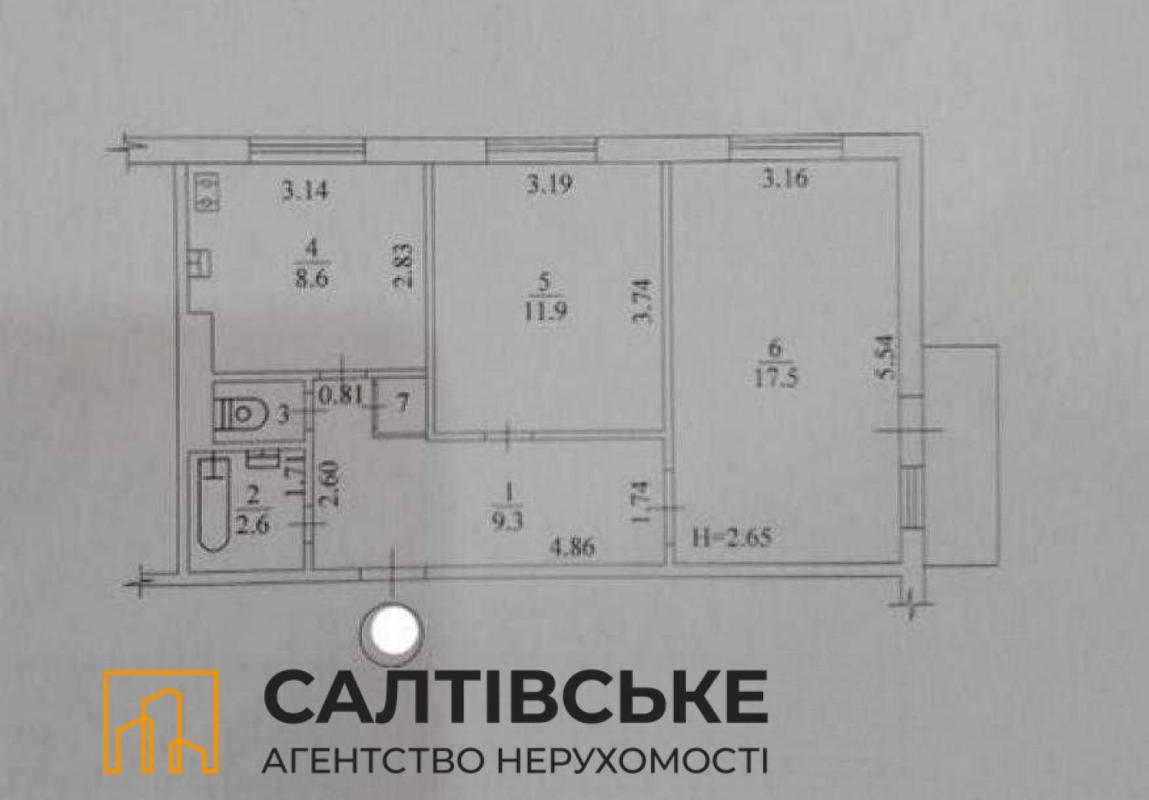 Продажа 2 комнатной квартиры 53 кв. м, Тракторостроителей просп. 93