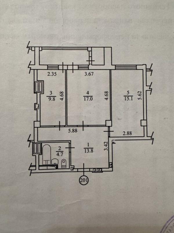 Продаж 2 кімнатної квартири 67 кв. м, Кадетський Гай вул. 6