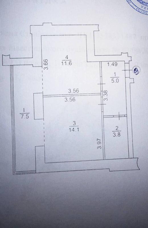 Продаж 1 кімнатної квартири 42 кв. м, Львівська вул.