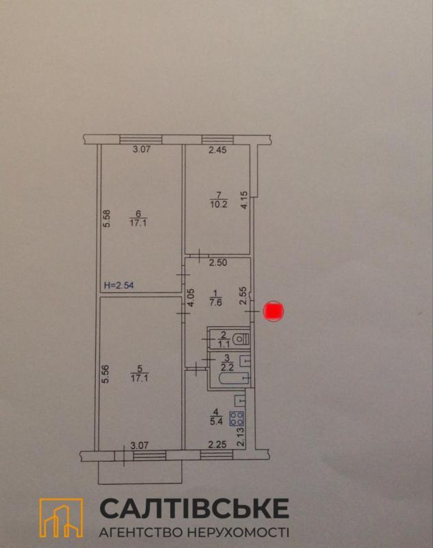 Продажа 3 комнатной квартиры 61 кв. м, Руслана Плоходько ул. 2