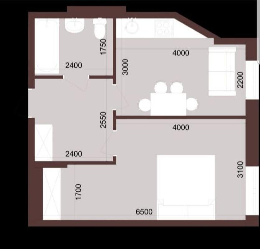 Sale 1 bedroom-(s) apartment 36 sq. m., Klochkivska Street 148а