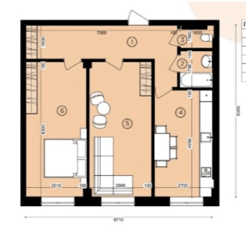 Sale 2 bedroom-(s) apartment 70 sq. m., Sumska Street 130