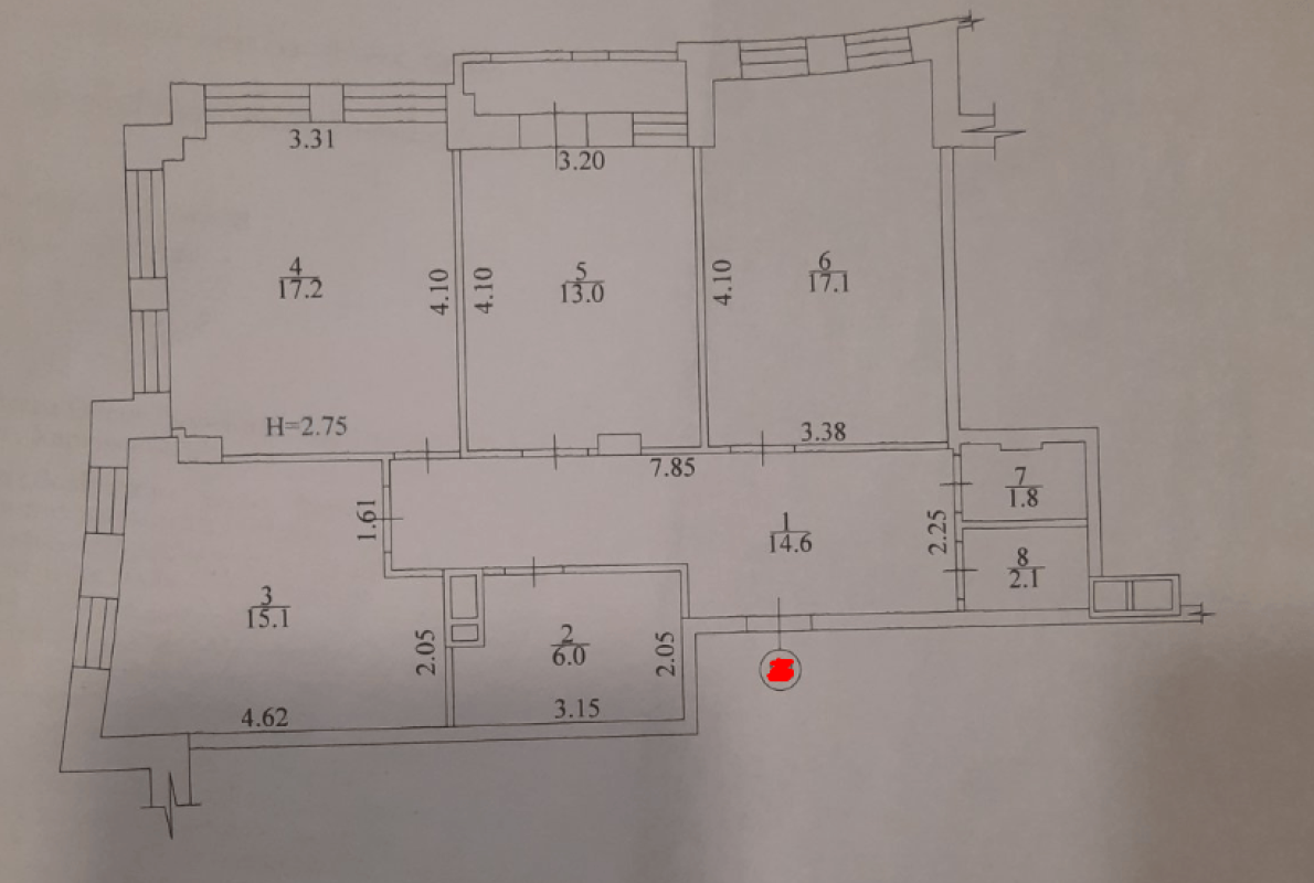 Продаж 3 кімнатної квартири 89 кв. м, Гвардійців-Широнінців вул. 68