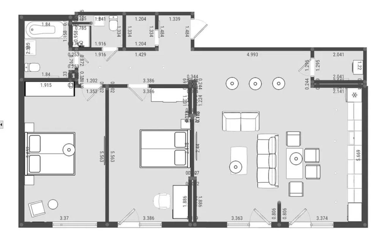 Long term rent 2 bedroom-(s) apartment Dehtiarna Street 8