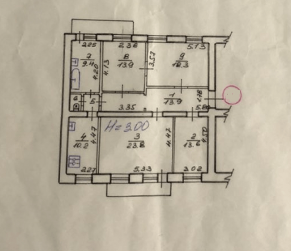 Продаж 4 кімнатної квартири 108 кв. м, Науки просп. 12 (п1-п6)
